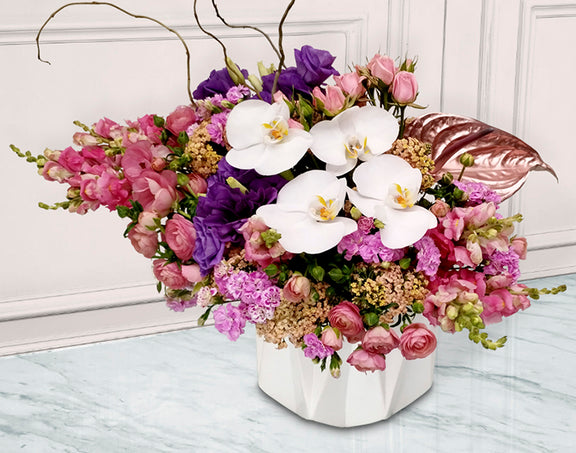 Arreglo de Rosas con Orquídeas | DELIRIUM