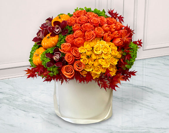 Bouquet de Rosas con Orquídeas y Tulipanes | MONACO