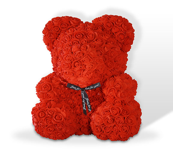 Oso chico de rosas artificiales | TEDDY